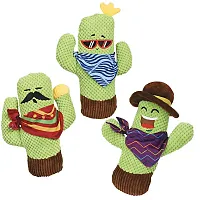Pet Edge Zanies Sassy Cactus Pet Toy - Moustache