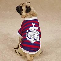 Pet Edge All Paws On Deck Salty Dog Tee - X-Large
