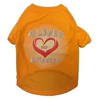 Pets First Lover Not A Fighter Dog T-Shirt - Small