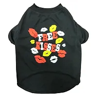 Pets First Free Kisses Dog T-Shirt - Medium