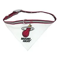 Pets First Miami Heat Dog Collar Bandana - Large