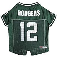 Pets First Aaron Rodgers #12 Pet Jersey - Large