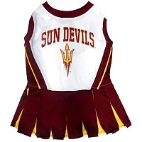 Pets First Arizona State Sun Devils Cheerleader Pet Dress - Medium