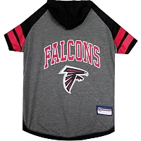 Pets First Atlanta Falcons Pet Hoodie T-Shirt - Medium