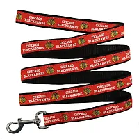 Pets First Chicago Blackhawks Pet Leash by Pets First - Large