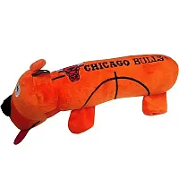 Pets First Chicago Bulls Plush Tube Pet Toy