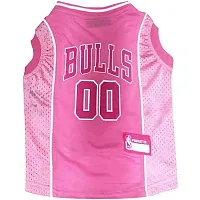 Pets First Chicago Bulls Pink Pet Jersey - Medium