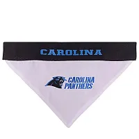 Pets First Carolina Panthers Pet Reversible Bandana - S/M