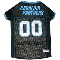 Pets First Carolina Panthers Dog Jersey - Medium