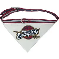 Pets First Cleveland Cavaliers Pet Collar Bandana - Large