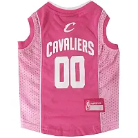 Pets First Cleveland Cavaliers Pink Pet Jersey - Medium