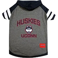 Pets First UConn Huskies Pet Hoodie T-Shirt - X-Small