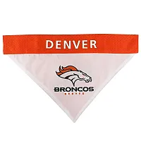 Pets First Denver Broncos Pet Reversible Bandana - L/XL