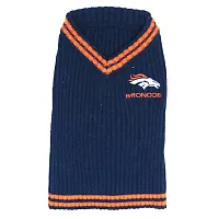 Pets First Denver Broncos Dog Sweater - Large