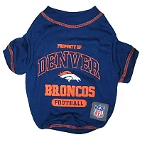 Pets First Denver Broncos Dog T-Shirt - Medium