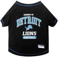 Pets First Detroit Lions Pet T-Shirt - Medium
