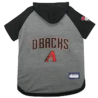 Pets First Arizona Diamondbacks Pet Hoodie T-Shirt - Medium