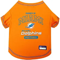 Pets First Miami Dolphins Pet T-Shirt - Small