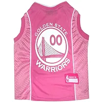 Pets First Golden State Warriors Pink Pet Jersey - X-Small