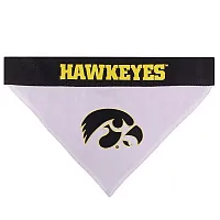 Pets First Iowa Hawkeyes Pet Reversible Bandana - S/M