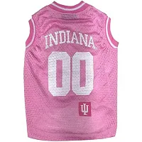 Pets First Indiana Hoosiers Pet Pink Basketball Tank Jersey - Large
