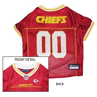 Pets First Kansas City Chiefs Dog Jersey - Large