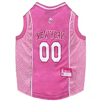 Pets First New York Knicks Pink Pet Jersey - Medium