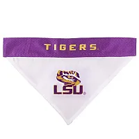 Pets First LSU Tigers Pet Reversible Bandana - L/XL