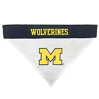 Pets First Michigan Wolverines Pet Reversible Bandana - L/XL