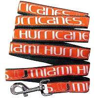 Pets First Miami Hurricanes Pet Leash by Pets First - Medium