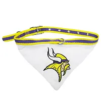 Pets First Minnesota Vikings Dog Collar Bandana - Large