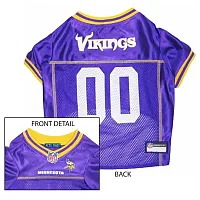 Pets First Minnesota Vikings Dog Jersey - Large
