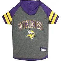 Pets First Minnesota Vikings Pet Hoodie T-Shirt - Large