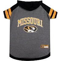 Pets First Missouri Tigers Pet Hoodie T-Shirt - Medium