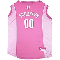 Pets First Brooklyn Nets Pink Pet Jersey - Medium