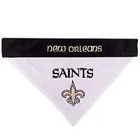 Pets First New Orleans Saints Pet Reversible Bandana - S/M
