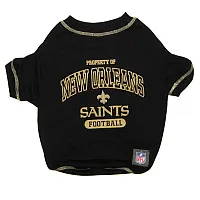 Pets First New Orleans Saints Dog T-Shirt - Large