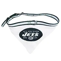 Pets First New York Jets Dog Collar Bandana - Large