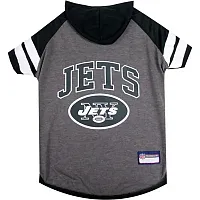 Pets First New York Jets Pet Hoodie T-Shirt - Medium