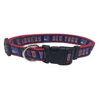 Pets First New York Rangers Pet Collar by Pets First - Medium