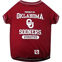 Pets First Oklahoma Sooners Pet Tee Shirt - Medium