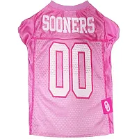 Pets First Oklahoma Sooners Pink Pet Jersey - Small