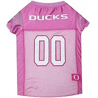 Pets First Oregon Ducks Pink Pet Jersey - Large