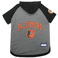 Pets First Baltimore Orioles Pet Hoodie T-Shirt - Medium