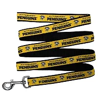 Pets First Pittsburgh Penguins Pet Leash by Pets First - Large