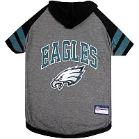 Pets First Philadelphia Eagles Pet Hoodie T-Shirt - Large