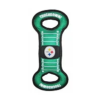 Pets First Pittsburgh Steelers Field Pull Dog Toy