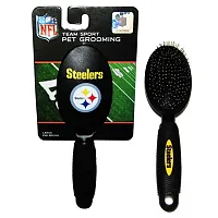 Pets First Pittsburgh Steelers Pet Grooming Brush