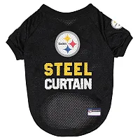 Pets First Pittsburgh Steelers Steel Curtain Pet Jersey - Small