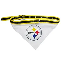 Pets First Pittsburgh Steelers Dog Collar Bandana - Large